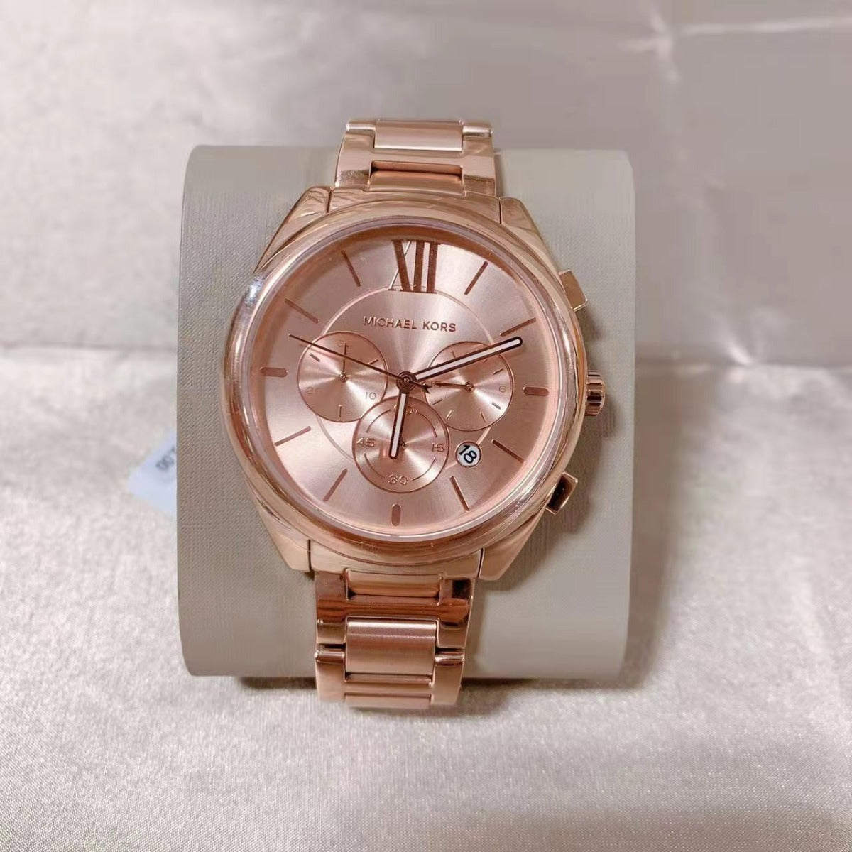 Michael Kors MK7108 Women's Jan Chronograph Rose Gold-Tone Stainless Steel Watch Michael Kors MK7108 Women's Jan Chronograph Rose Gold-Tone Stainless Steel Watch